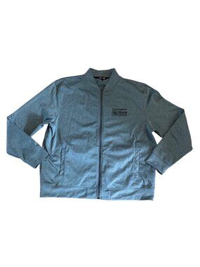 CX2 Jacket Mens 2XL Heather Gray Full Zip Crompton Home Hardware Logo